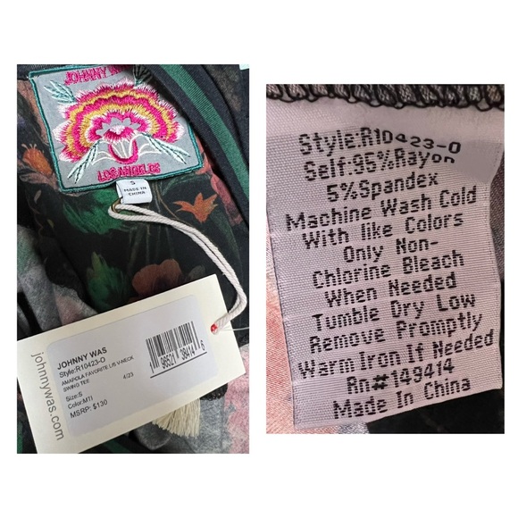 Johnny Was Amapola Favorite Swing Tee S - Picture 12 of 12